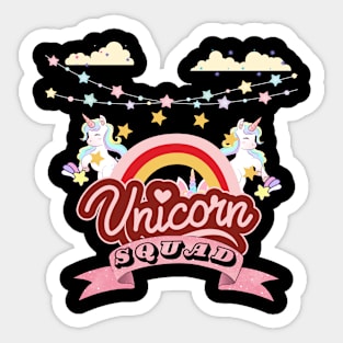 Kawaii Unicorn Squad Sticker